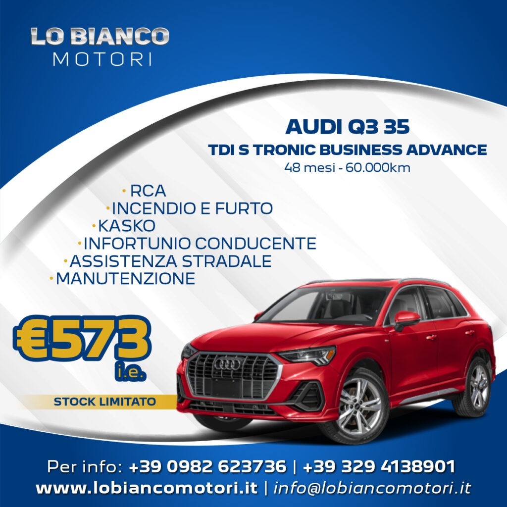 Locandina noleggio Audi Q3